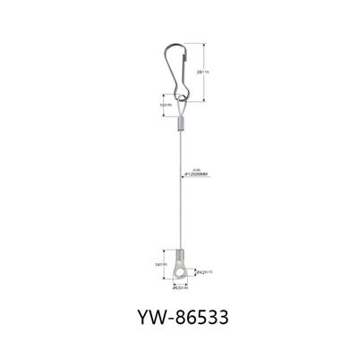 루프와 28 밀리미터 버튼 YW86533과 눈 스테인리스강 케이블 맬끈