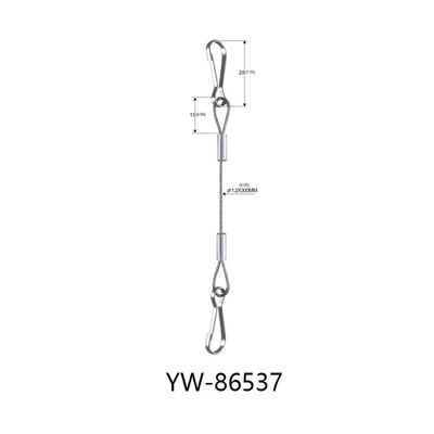 루프와 28 밀리미터 버튼 YW86533과 눈 스테인리스강 케이블 맬끈
