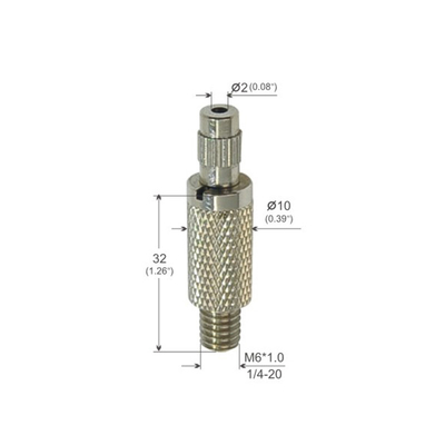 유연한 케이블 클램프, 연못 갈고리 Ø1.5mm 플랑저 지름
