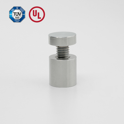 스테인리스 스틸 표지 스탠드 포 아크릴 / 잔디 패널을 지원 조정 가능한 내구성